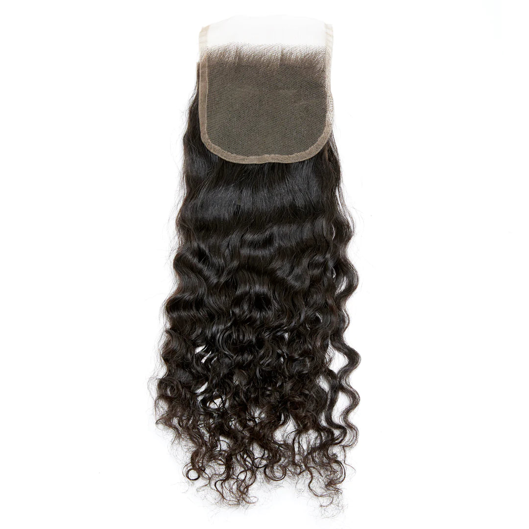 Curly  Indian Hair - 4x4 Closure